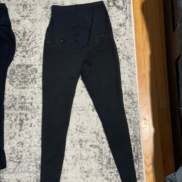 3 pairs of Black maternity pants - Picture 1 of 3